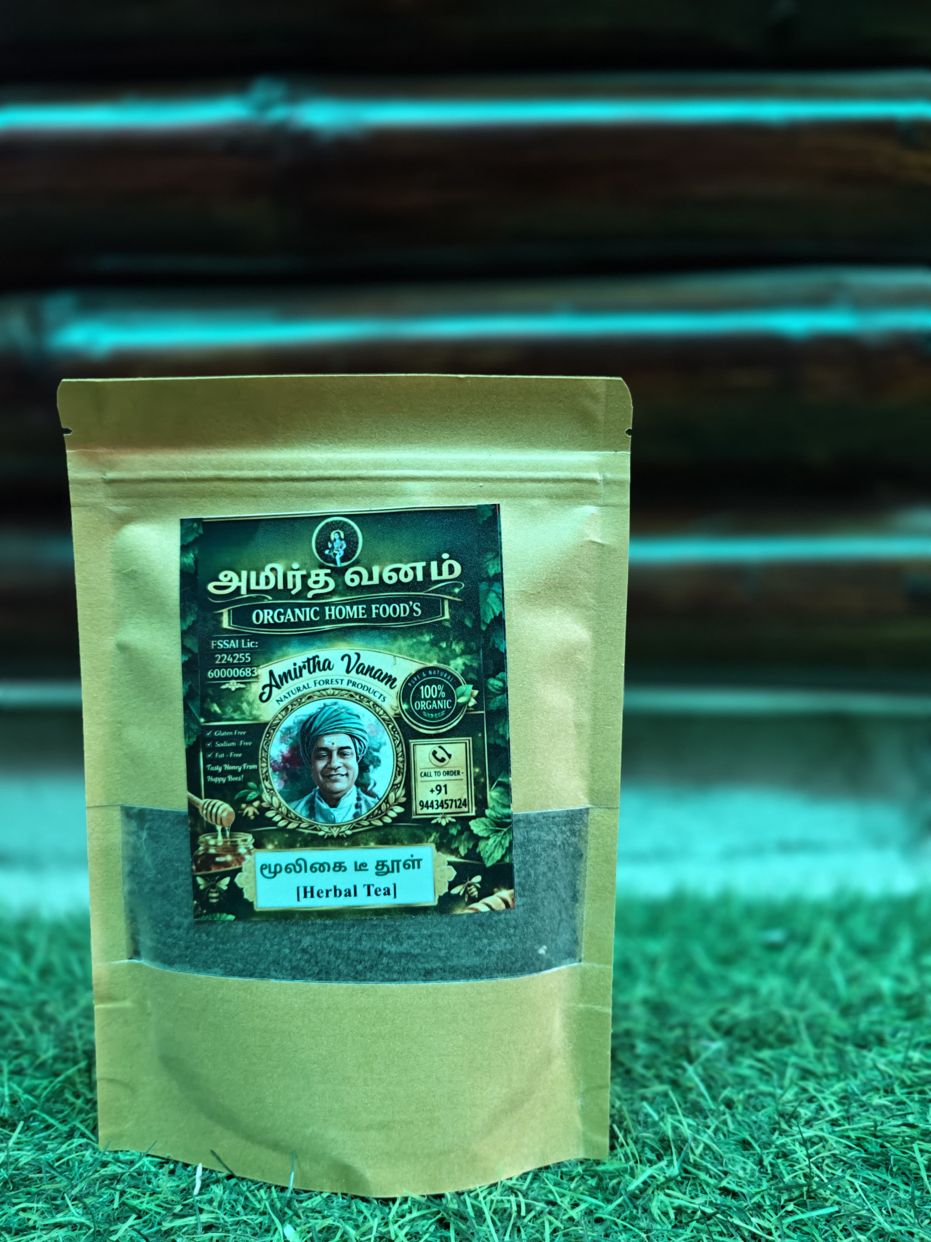 Herbal tea powder